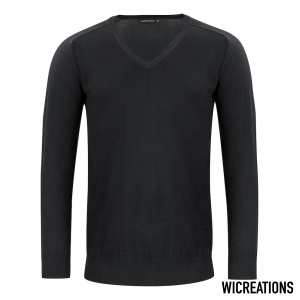 Merino V Sweater Zwart
