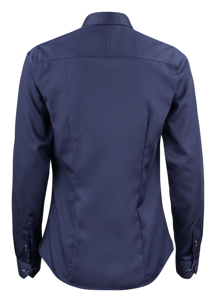 RED BOW 20 Dames Hemd Navy/Sky Blue