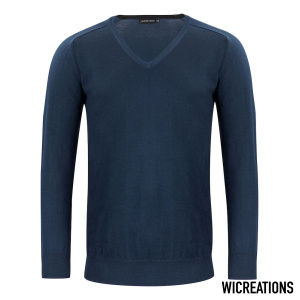 Merino V Sweater Navy