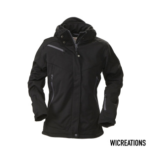 Skeleton Lady Softshell Jacket Zwart