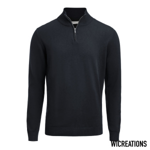 Ashland Halfzip Gebreid Navy