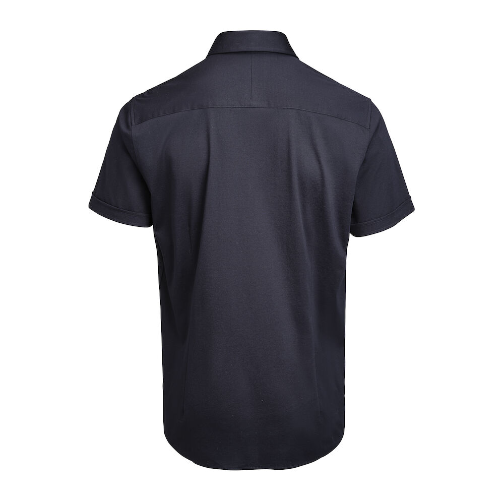 Indigo Bow 132 Korte Mouwen Hemd Regular Fit Heren Navy