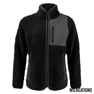 Kingsley Fleece Jas Dames Zwart