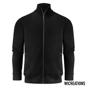 Melville Heights Sweater Volledige Rits Heren Zwart