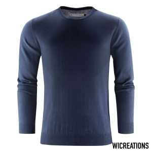 Ashland U-nek Gebreide Sweater Heren Navy