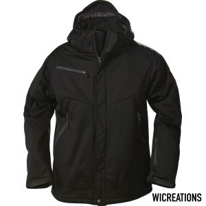 Skeleton Softshell Jacket Zwart
