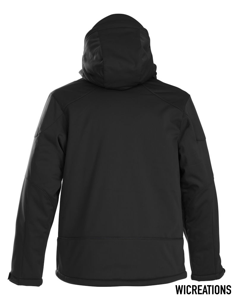 Skeleton Softshell Jacket Zwart